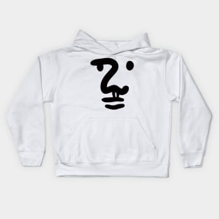 Abstract Face Kids Hoodie